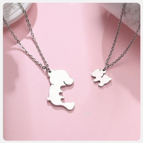 Mutter Tochter Kette Maman Bär