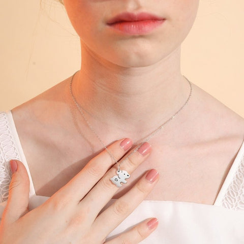 Mutter Tochter Kette Maman Bär