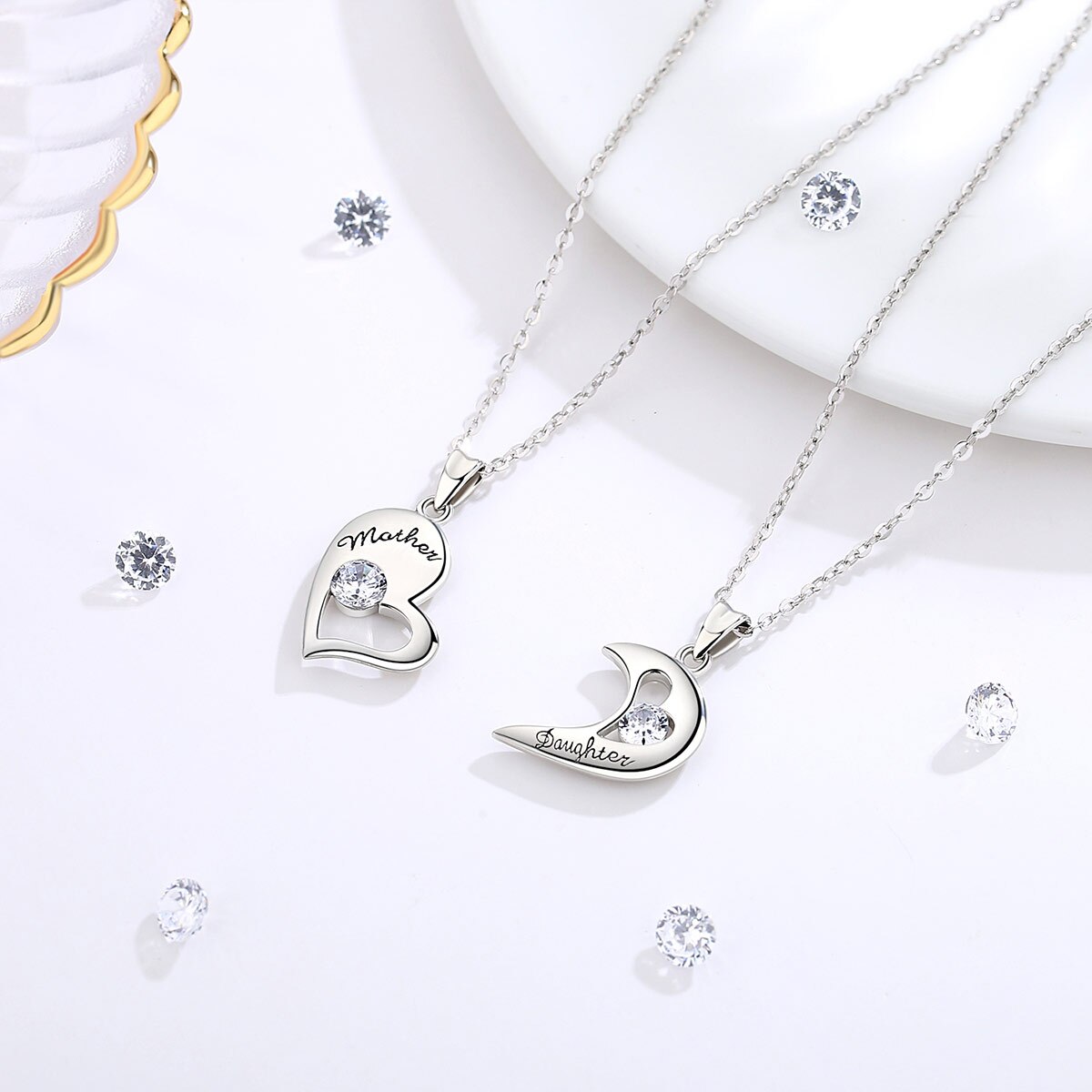 Mutter Tochter Kette Vereinigt