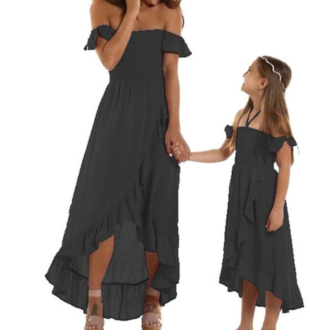 Mutter Tochter Kleid Abendkleid