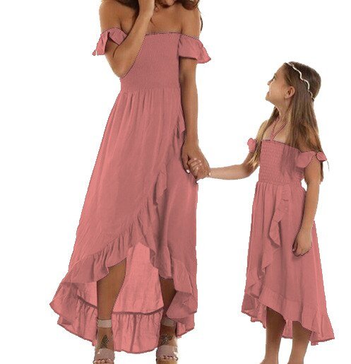 Mutter Tochter Kleid Abendkleid