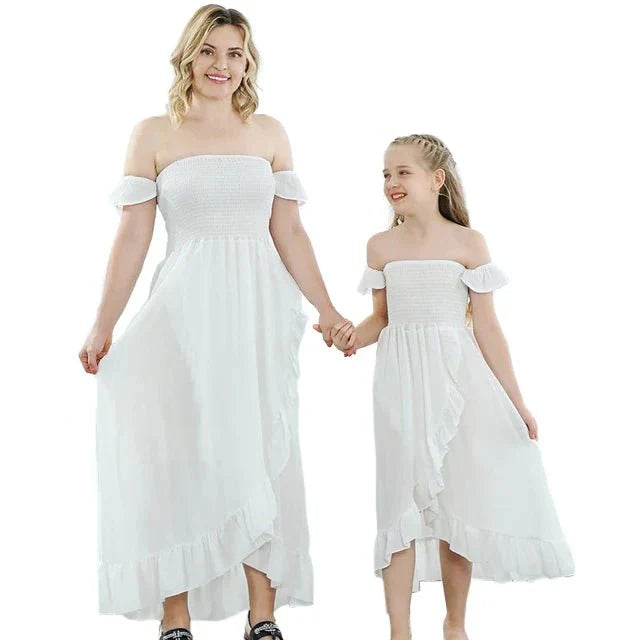 Mutter Tochter Kleid Abendkleid