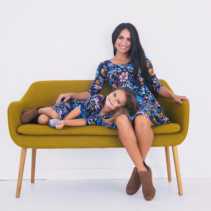 Mutter Tochter Kleid Duo