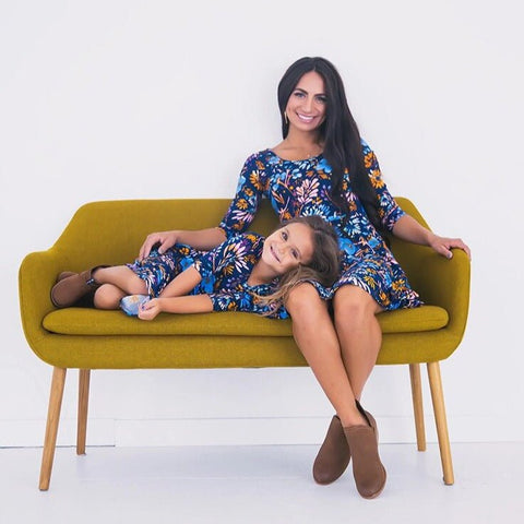 Mutter Tochter Kleid Duo