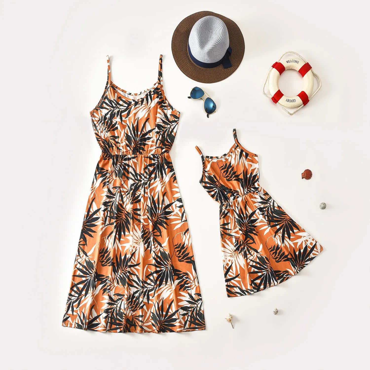 Mutter Tochter Kleid Frauen und Mädchen für den Wald