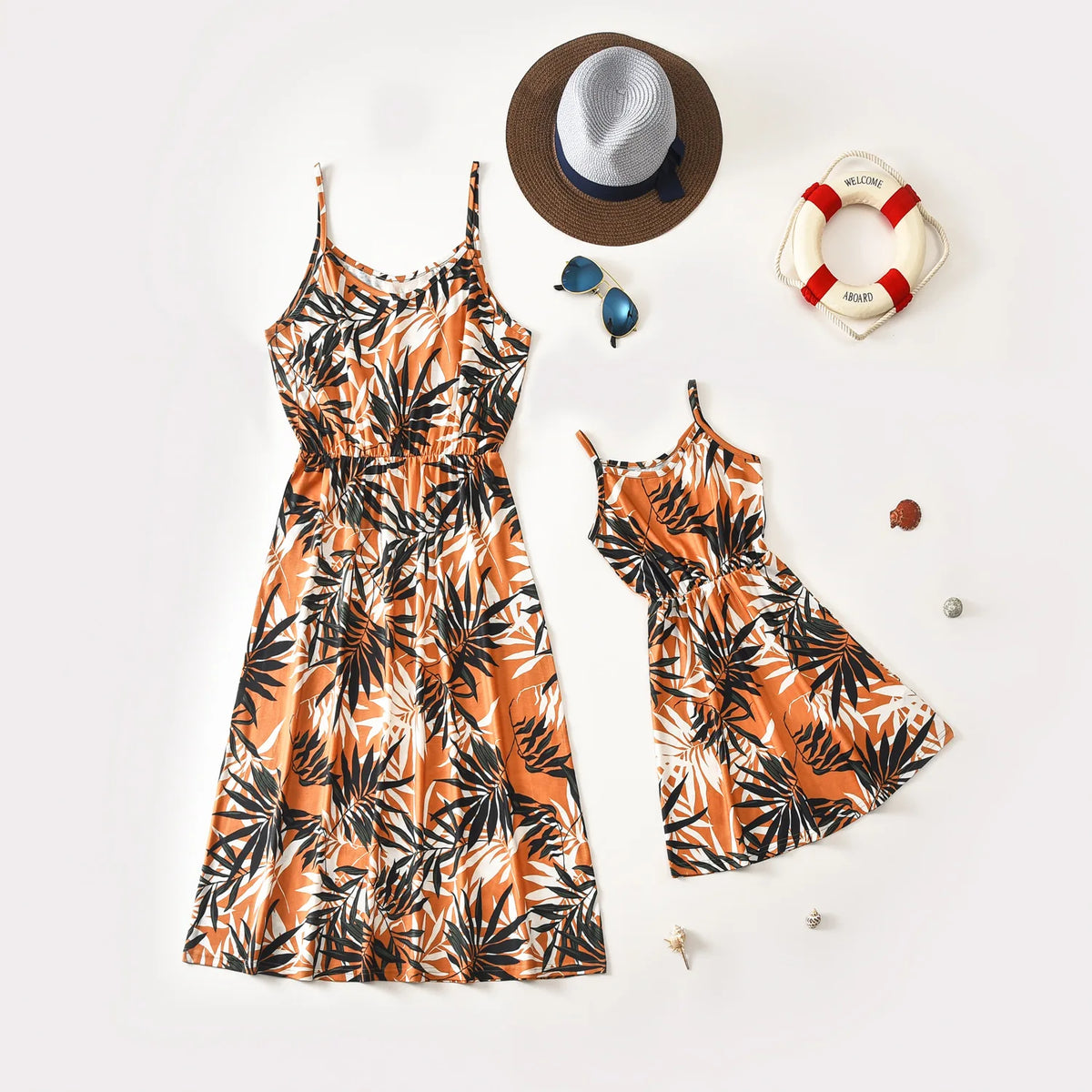 Mutter Tochter Kleid Frauen und Mädchen für den Wald