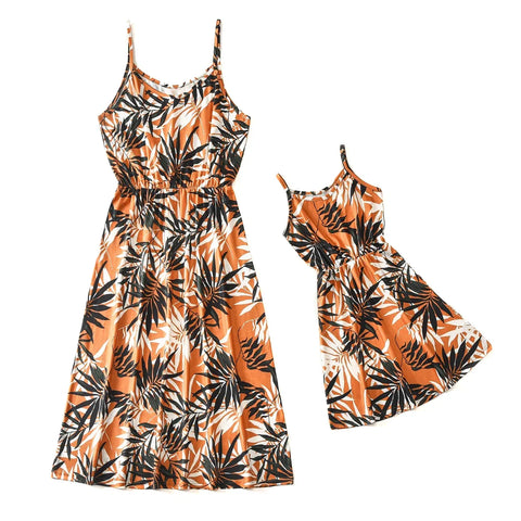 Mutter Tochter Kleid Frauen und Mädchen für den Wald