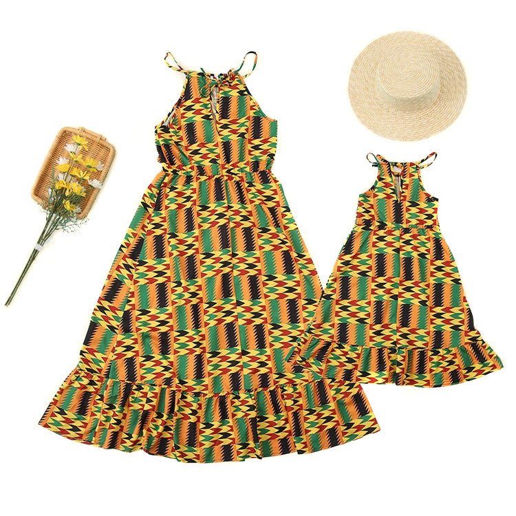 Mutter Tochter Kleid für Afrika