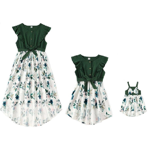 Mutter Tochter Kleid für Baby passend