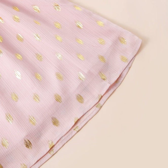 Mutter Tochter Kleid Kimono Rosa