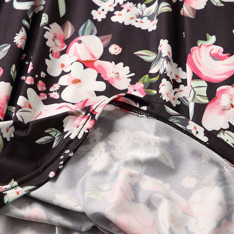 Mutter Tochter Kleid Lang