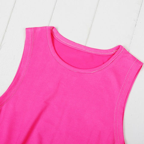 Mutter Tochter Kleid Lang Blau und Rosa