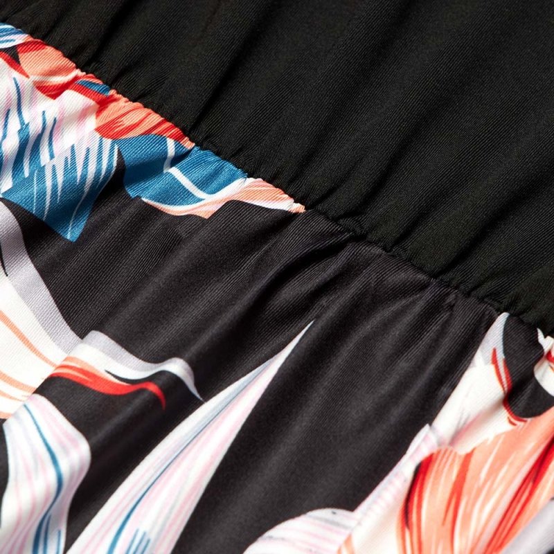 Mutter Tochter Kleid mit Blumenmuster