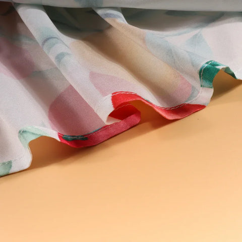 Mutter Tochter Kleid mit Früchten