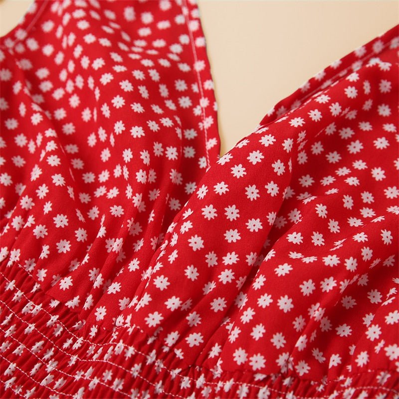 Mutter Tochter Kleid mit Punkten