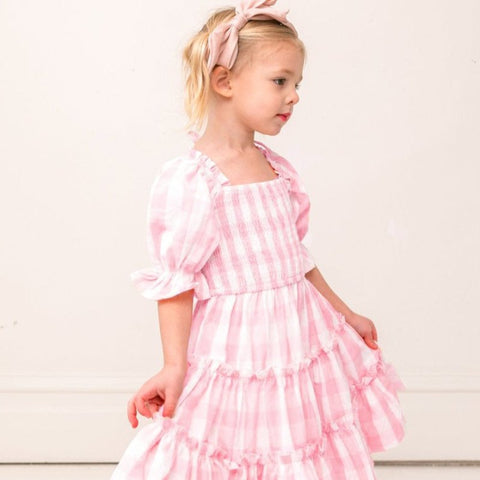 Mutter Tochter Kleid Retro