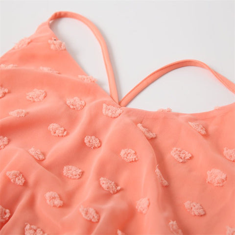 Mutter Tochter Kleid Rosa