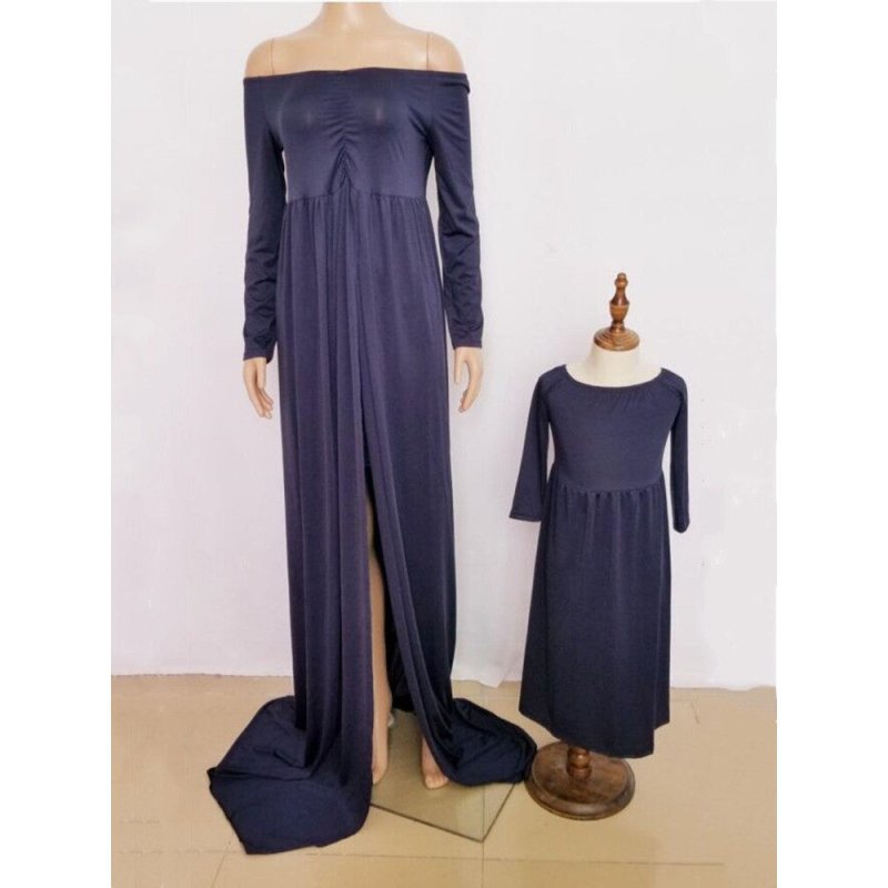 Mutter Tochter Kleid Schwangerschaft