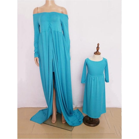 Mutter Tochter Kleid Schwangerschaft