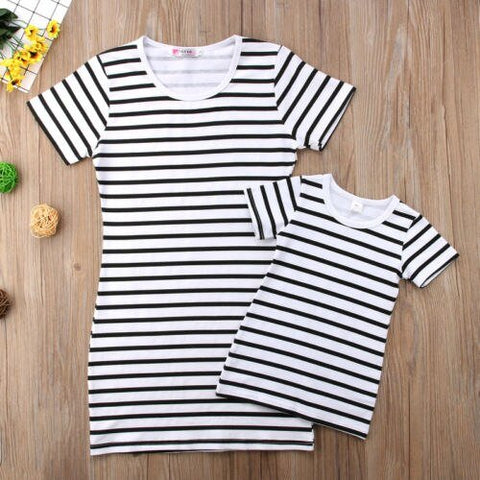 Mutter Tochter Kleid T-Shirt