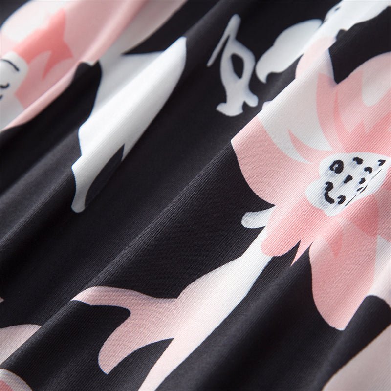 Mutter Tochter Kleid Tropisch