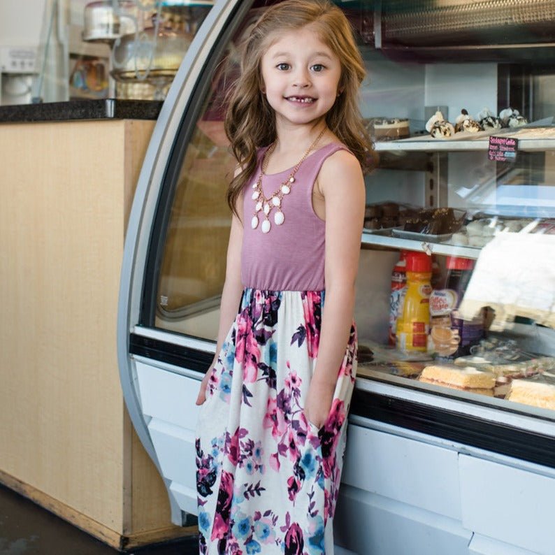 Mutter Tochter Kleid Vintage