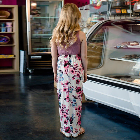 Mutter Tochter Kleid Vintage