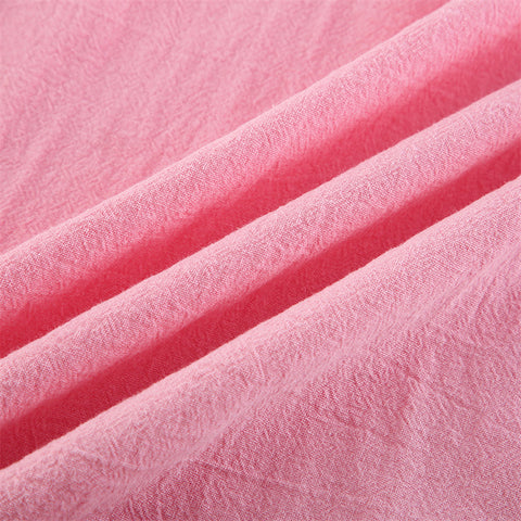 Mutter Tochter Kleid Vorne geknöpft fließend