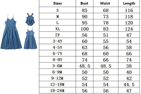 Mutter Tochter Kleid Vorne geknöpft fließend