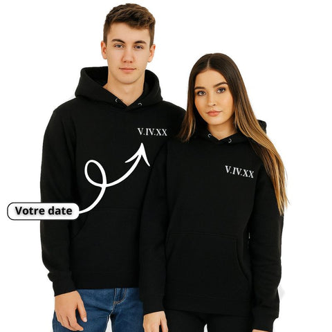 Paar-Pullover Römische Zahlen Geschichte