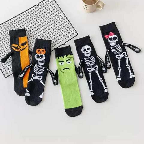 Paar-Socken Magnetisches Halloween