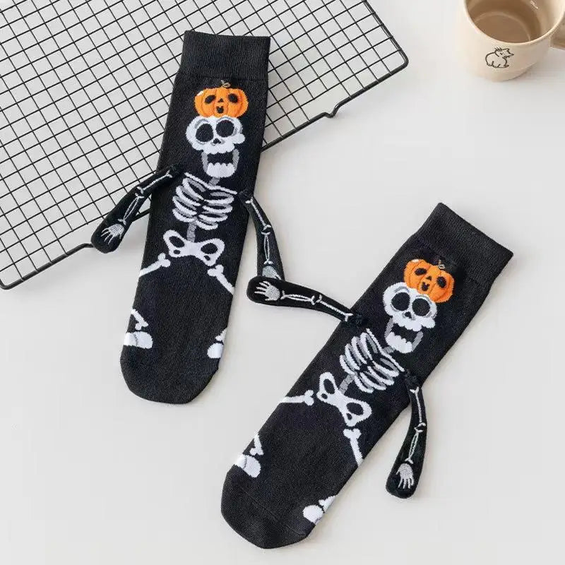 Paar-Socken Magnetisches Halloween