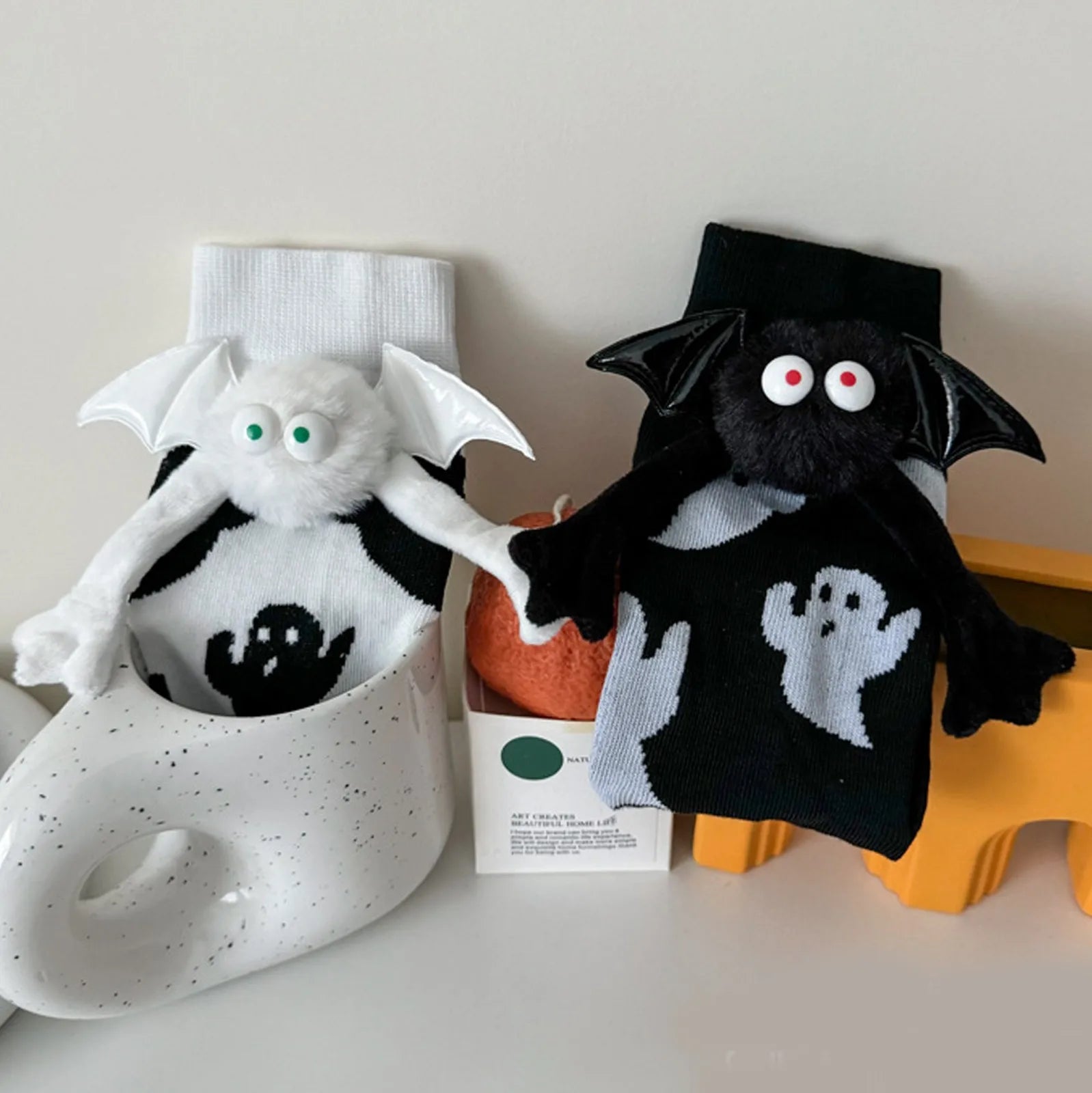 Paar-Socken zu Halloween