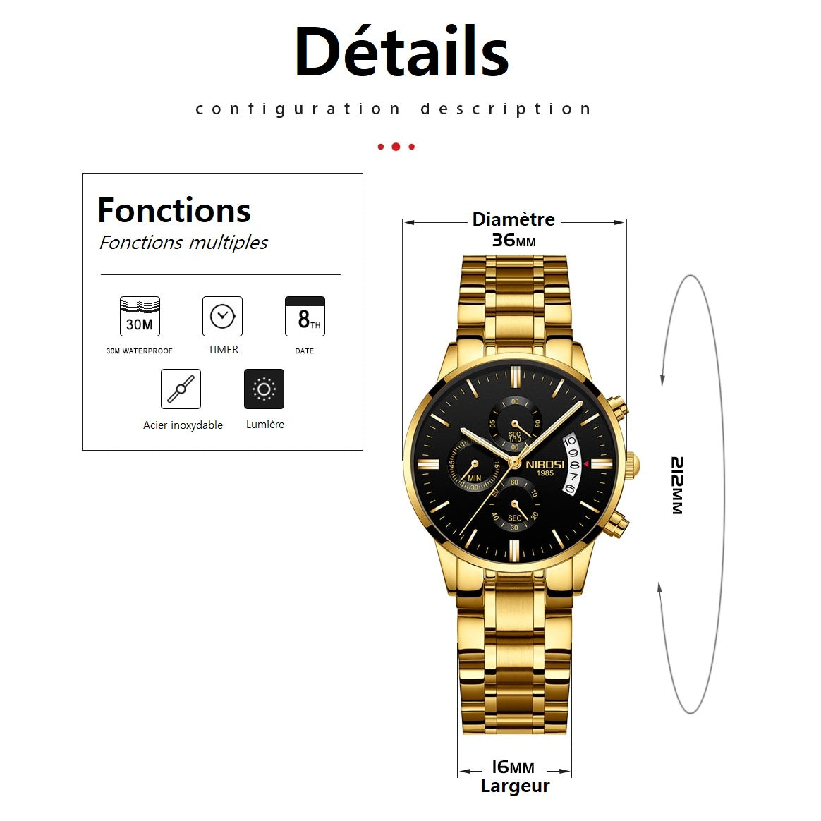 Paar Uhren für die Hochzeit ( 2 Stück)