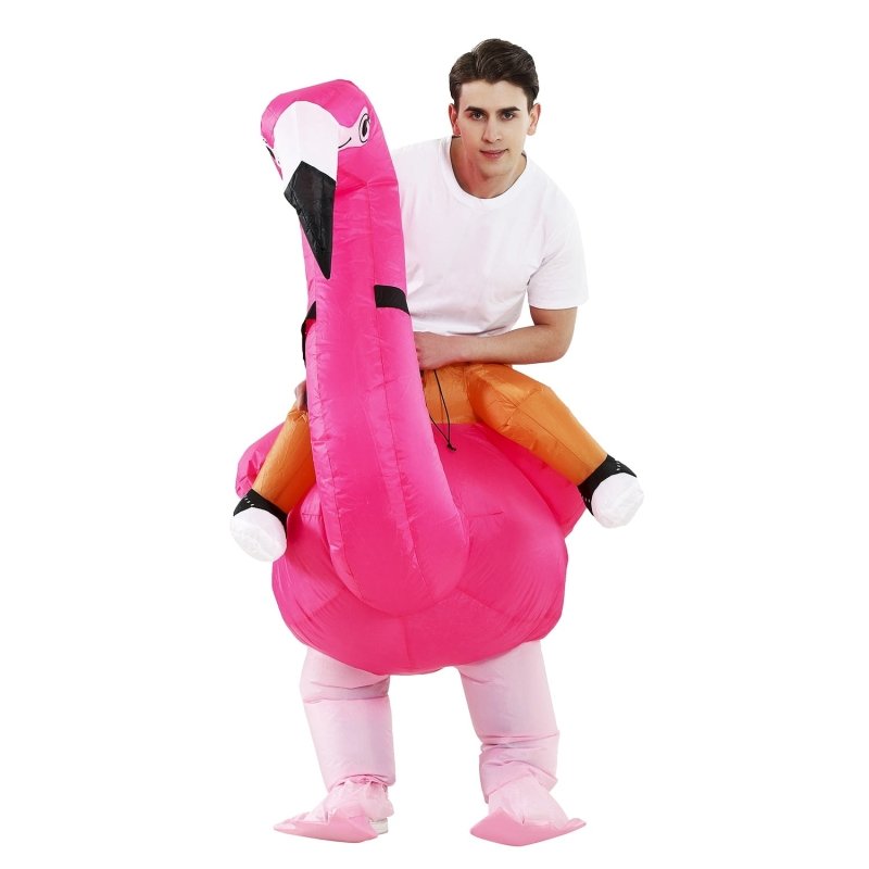 Paarkostüme Aufblasbarer Flamingo