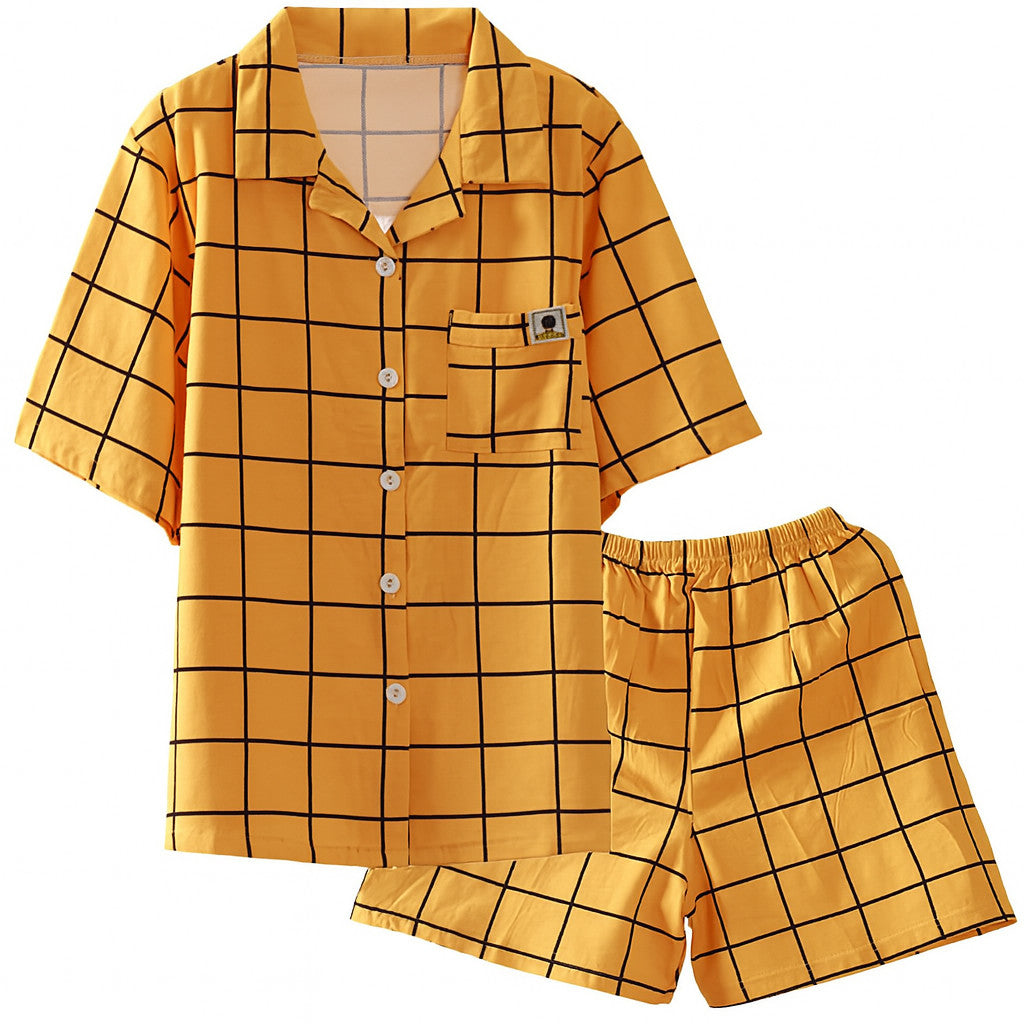 Pärchen Pyjama in Gelb