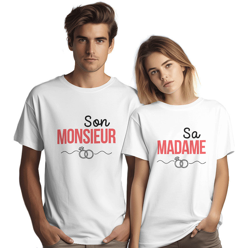 Pärchen T-Shirts Hochzeit