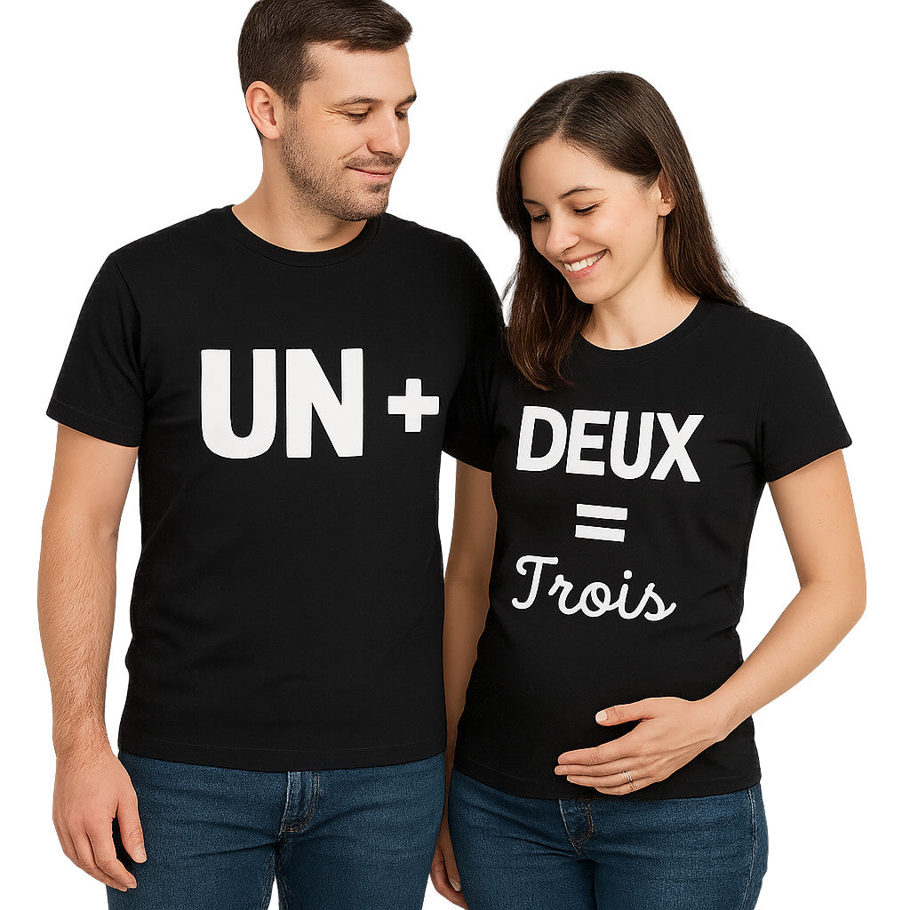 Pärchen T-Shirts Schwangerschaftsankündigung