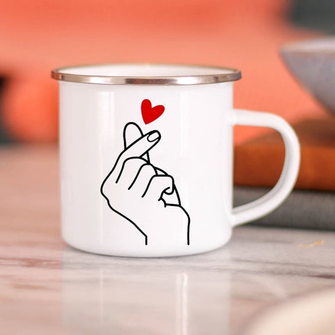 Pärchen Tassen - KPop (Herz)