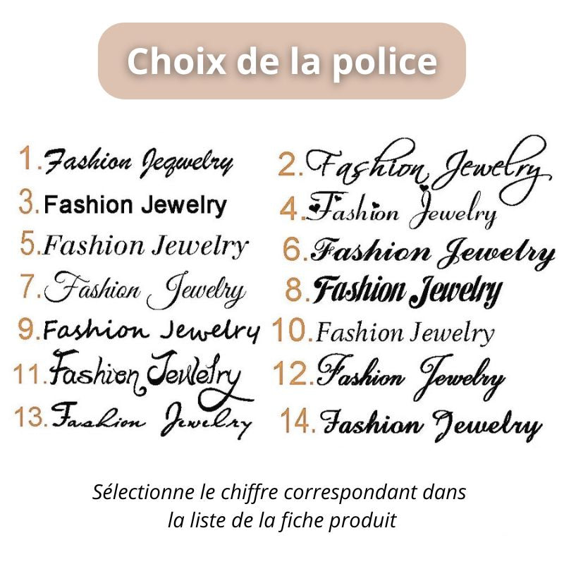 Personalisierbares Paar- Armband