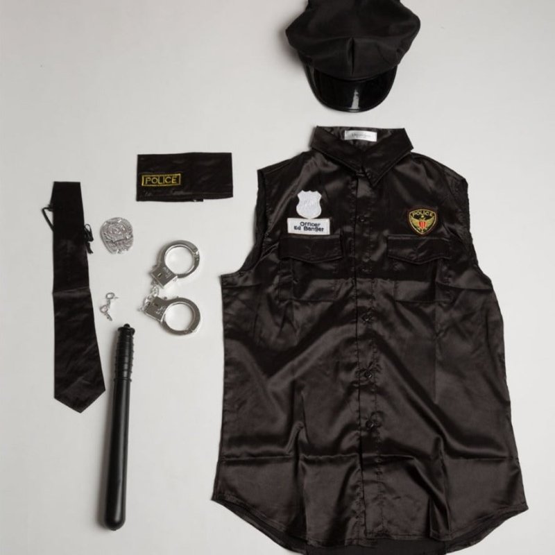 Polizei für Paarkostüme