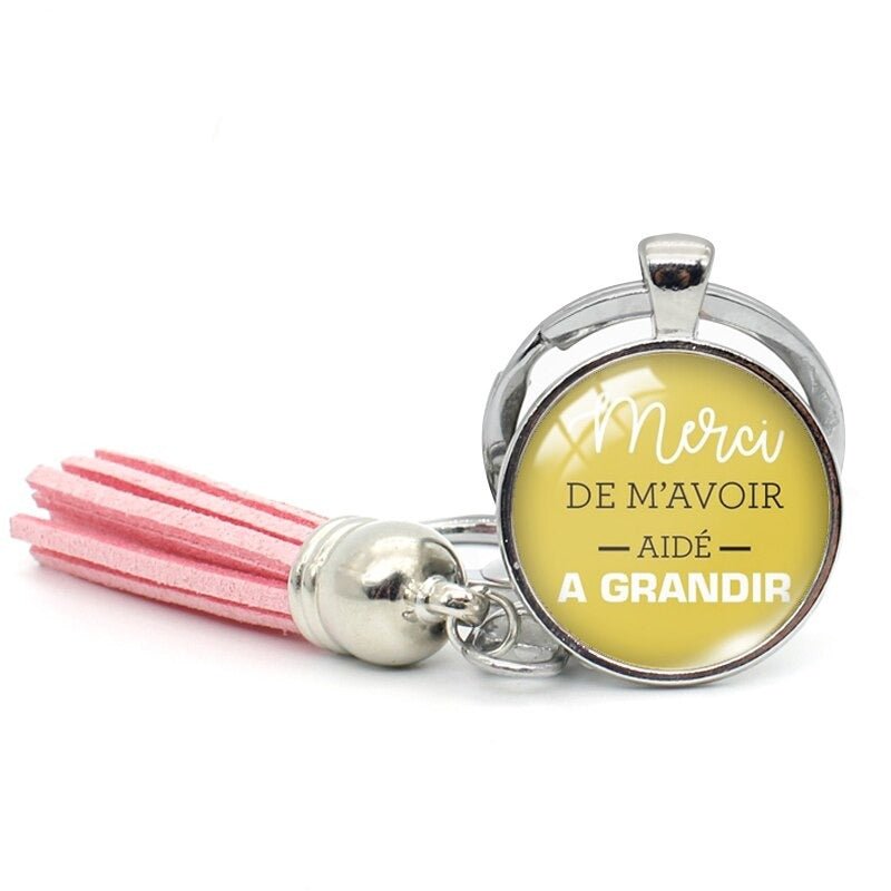 Schlüsselanhänger Familie beim Wachstum helfen