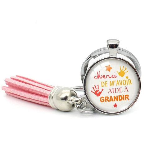 Schlüsselanhänger Familie beim Wachstum helfen