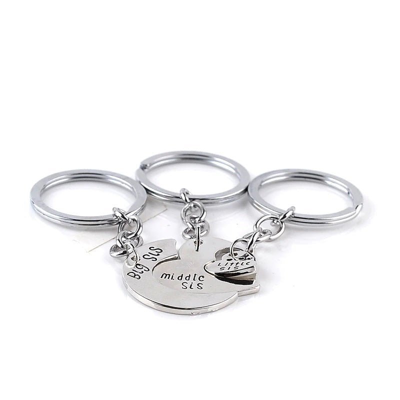 Schlüsselanhänger Familie für 3 Schwestern