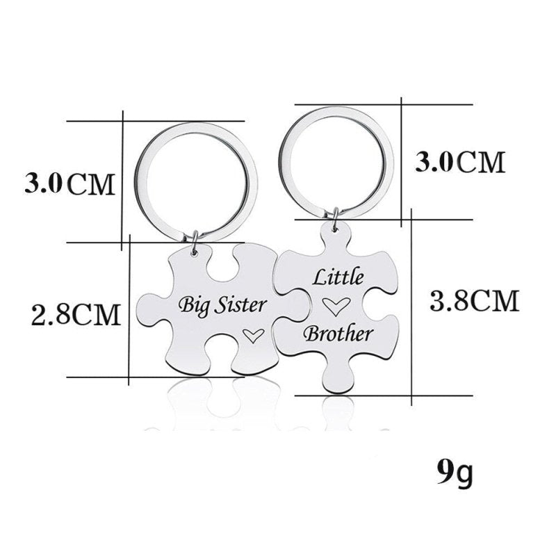 Schlüsselanhänger Familie Geschwister