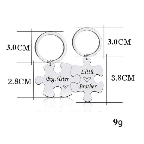 Schlüsselanhänger Familie Geschwister