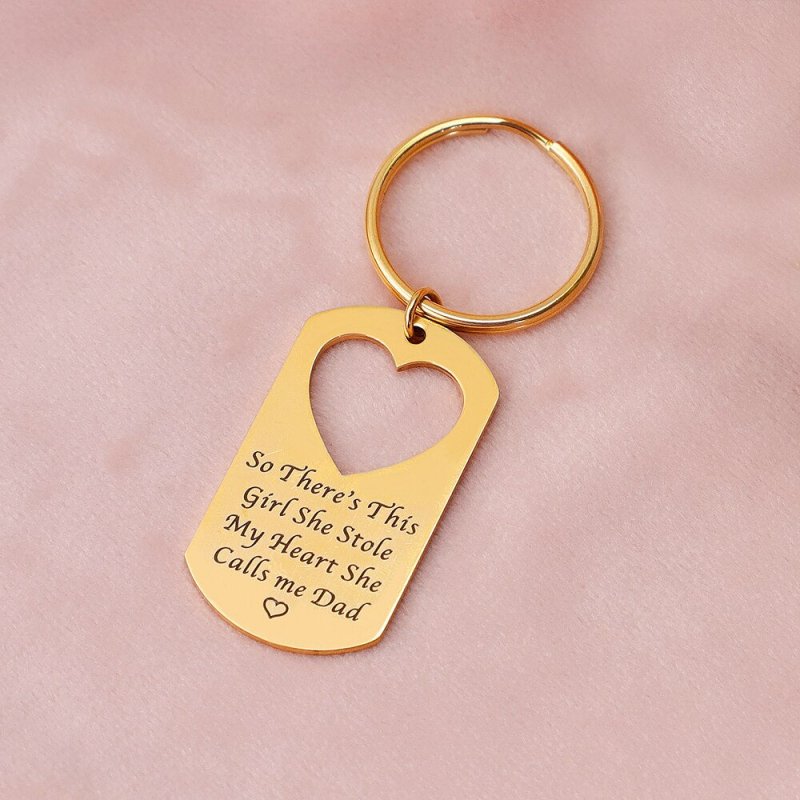Schlüsselanhänger Familie Halskette Vater und Tochter