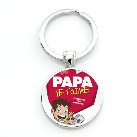 Schlüsselanhänger Familie Ich liebe dich, Papa