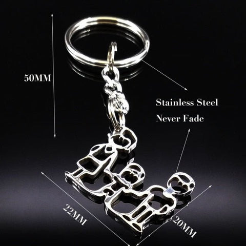 Schlüsselanhänger Familie Klein