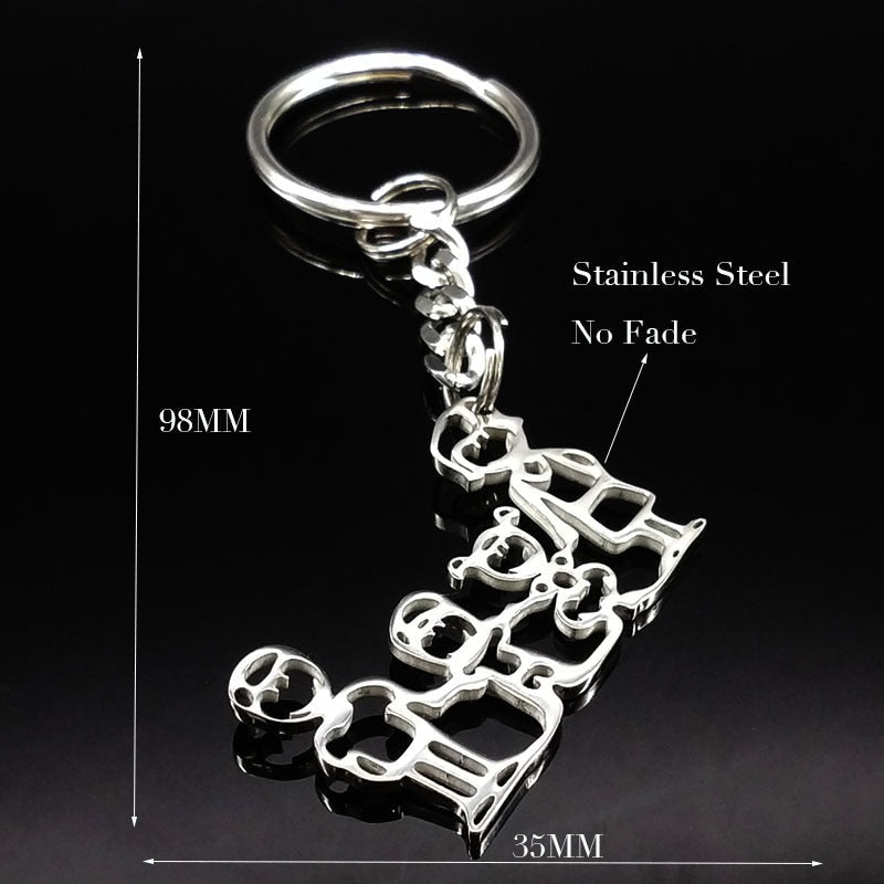 Schlüsselanhänger Familie Klein